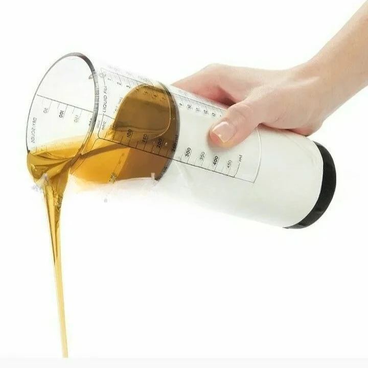 

Plastic Rotary Adjustable Measuring Cup with Scale Baking Measuring Cup
