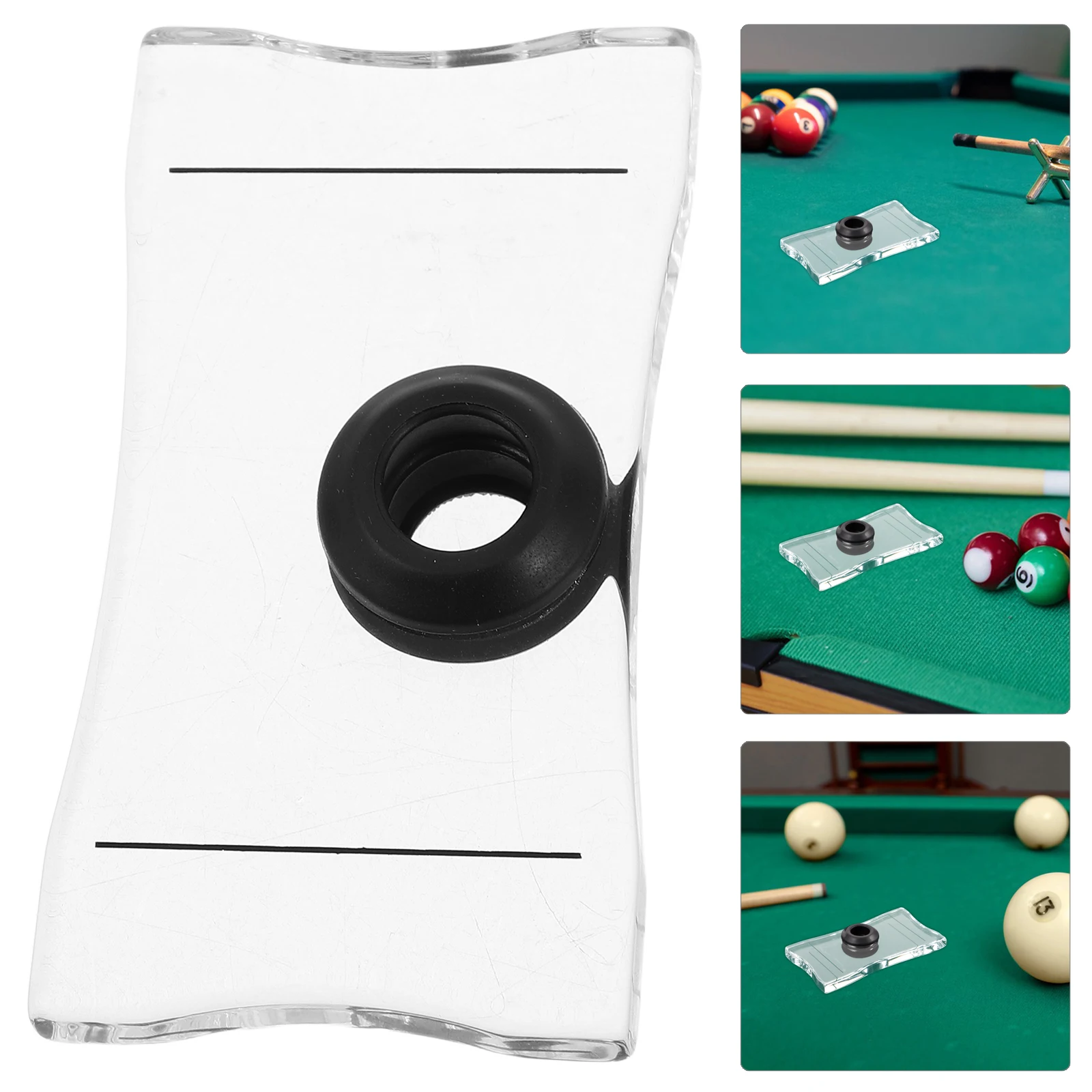 

Billiards Practice Sight Training Tool Accessories Stroke Exerciser Trainer Stick Acrylic Devices Aiming Grip