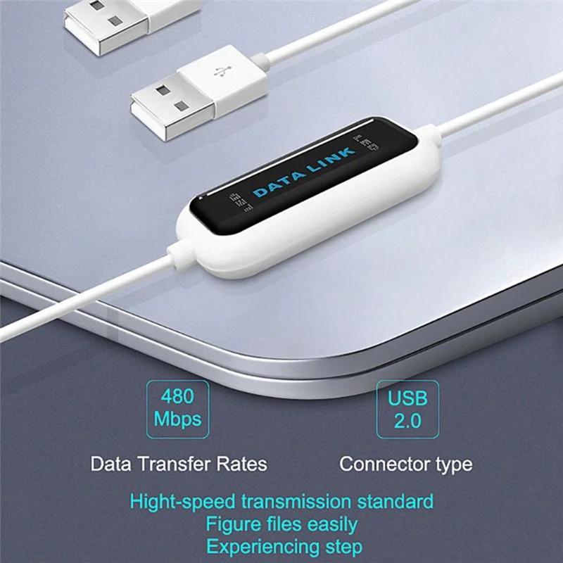 كابل نقل بيانات عالي السرعة إلى الكمبيوتر الشخصي ، USB ، وصلة كابل نقل ، كابل نقل الملفات ، خط نسخ لـ XP ، Vista ، Windows7 ، 8