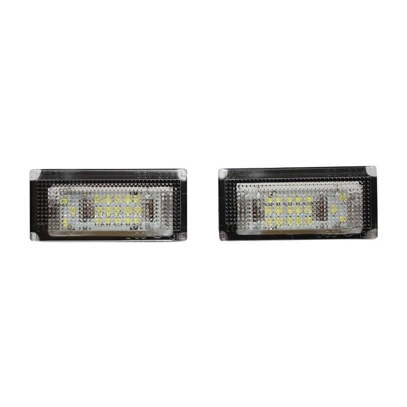 2pcs Car 18 LED License Plate Lights Auto Replacement Accessories For BMW Mini Cooper S R53 ONE R50 2001-2006 R52 2004-2008