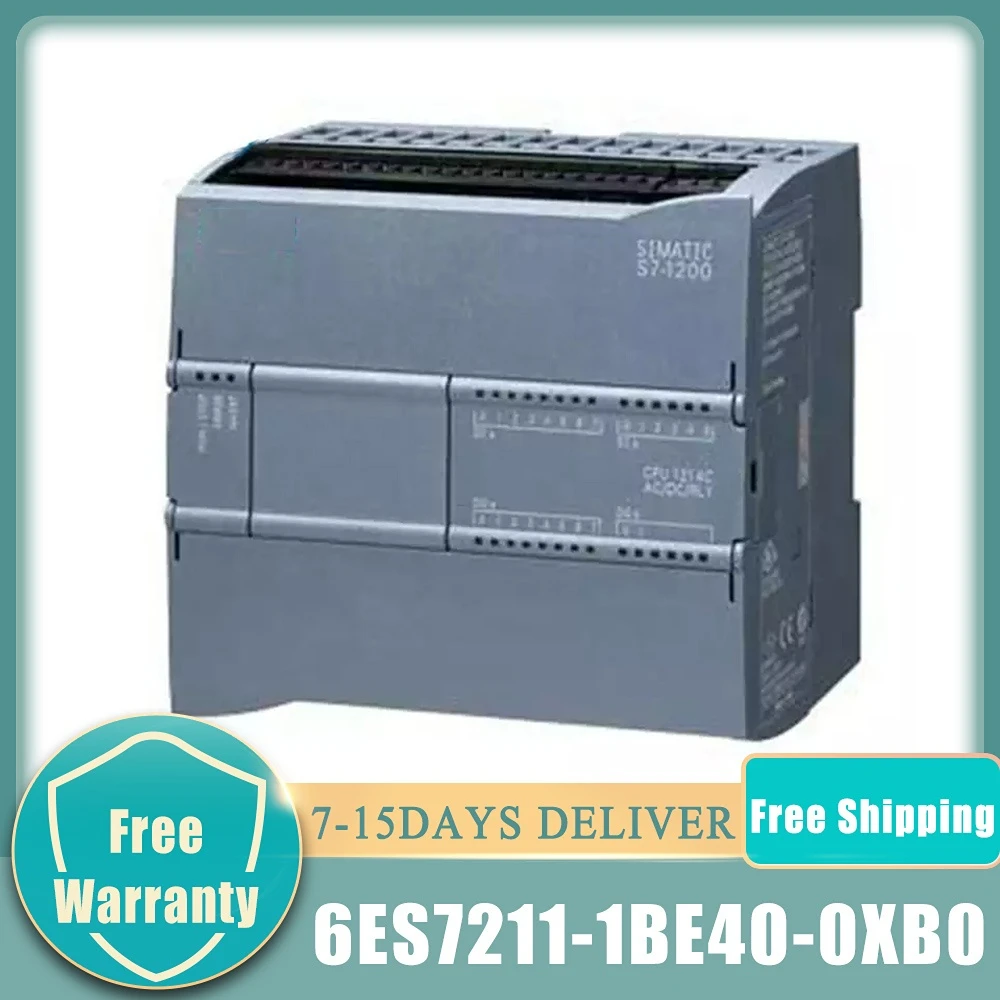 6ES7211-1BE40-0XB0 6ES7 211-1BE40-0XB0 PLC Module SIMATIC S7-1200 CPU 1211C compact CPU AC/DC/Relay 6ES72111BE400XB0