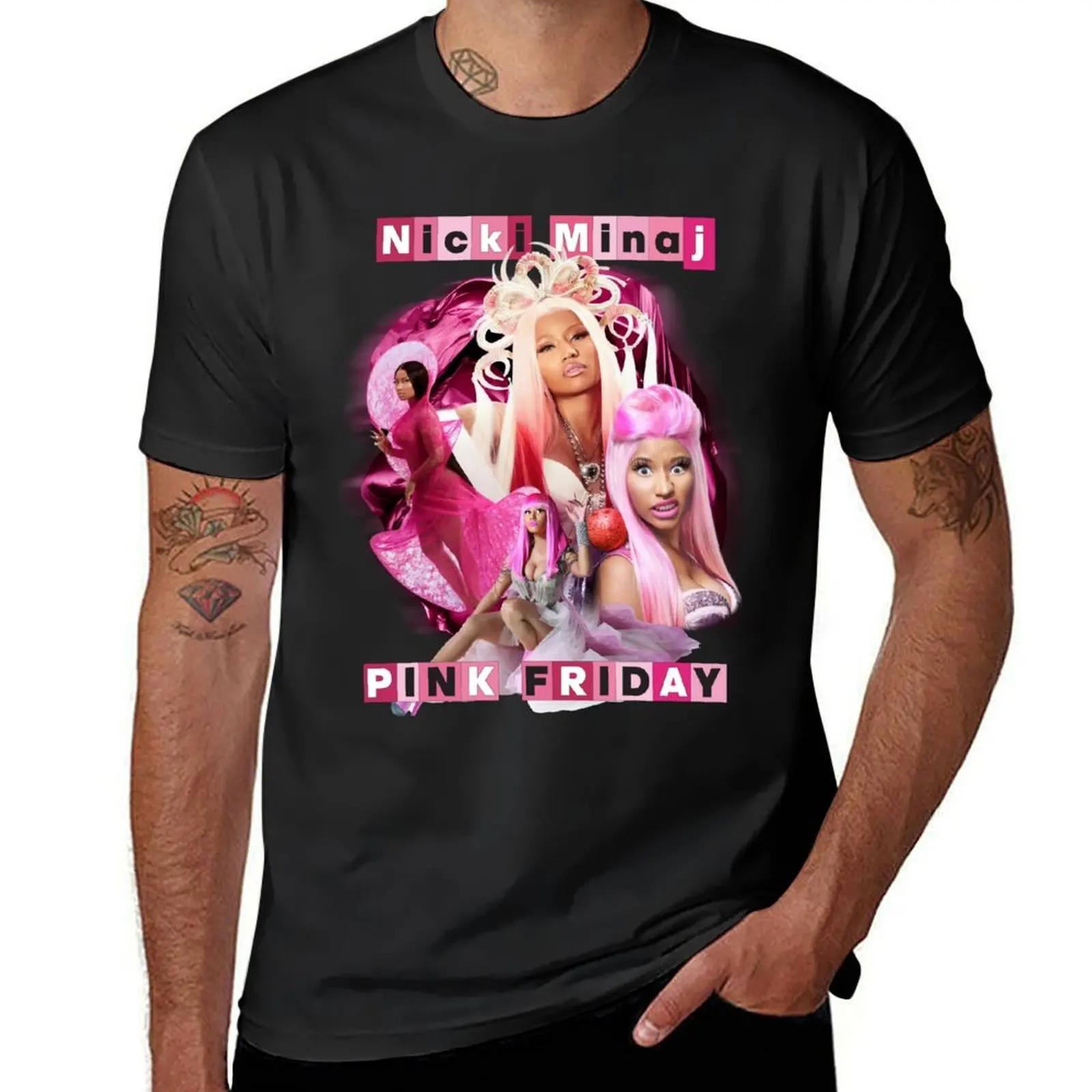 

Nicki Minaj Pink Friday 2 Tour T-Shirt tops Aesthetic clothing vintage clothes for men