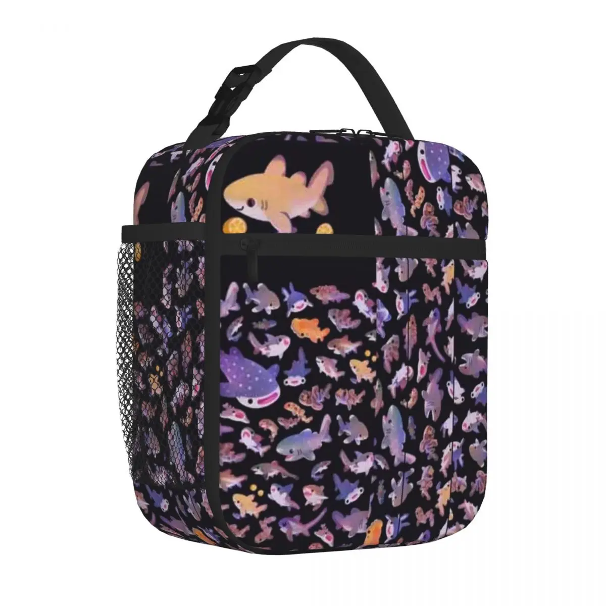 Bestselling Shark Day 2 Elegant Small Lunch Bag Car Travel Foldable Lunch Bag
