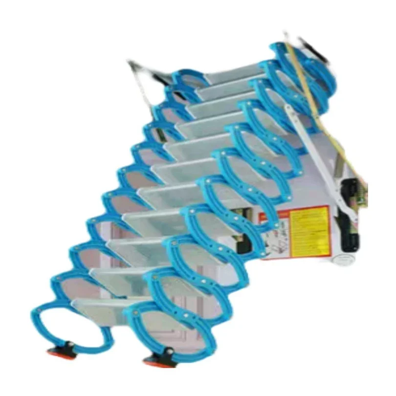 Telescopic Stairs Rust-Resistant Titanium Alloy Household Invisible Stretch Ladder For Lofts