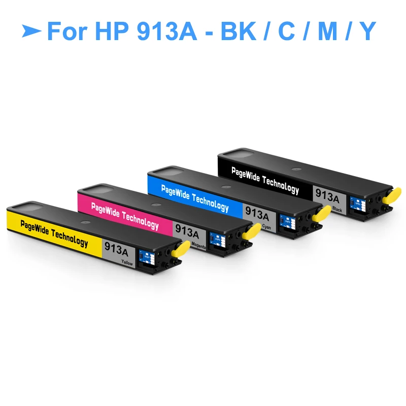For HP 913A Full Ink Cartridges For HP PageWide Pro 352dw/377dw/452dn/452dw/477dn/477dw/552dw/577z/577dw/P55250dw/P57750dw