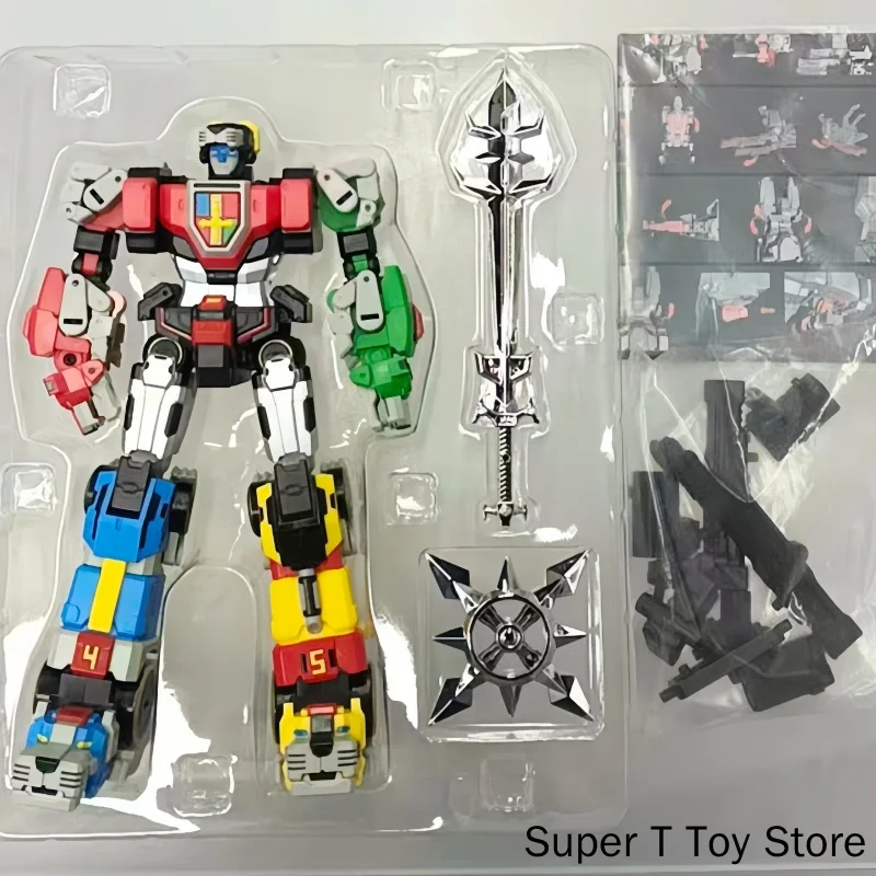 En Stock, Juguete Transformable Voltron Micro Cosmos Mc-01s Elvis Voltron, Edición Pintura en Aerosol Metálica, Figura de Acción War God