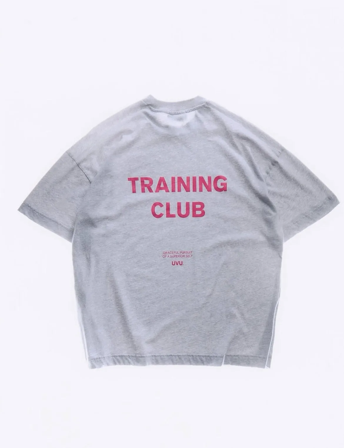UVU Serrated TRAINING CLUB Sakura Thin Cotton Crew Neck Casual Short Sleeve T-Shirt