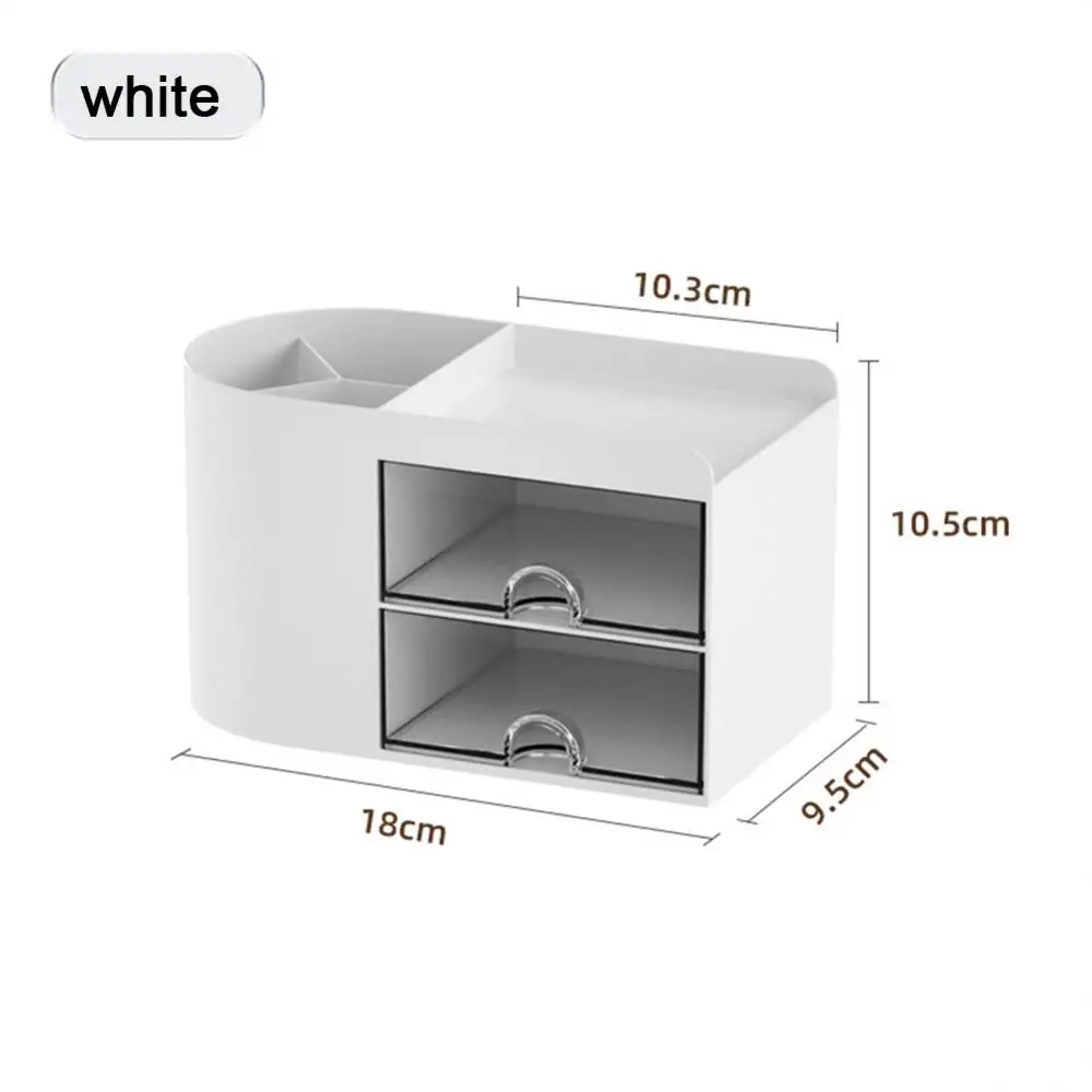 Lade Opbergdoos Studentenkantoor Grote Capaciteit Creatieve Transparante Eenvoudige Desktop Decoratie Pennenhouder Kinderen Meisje