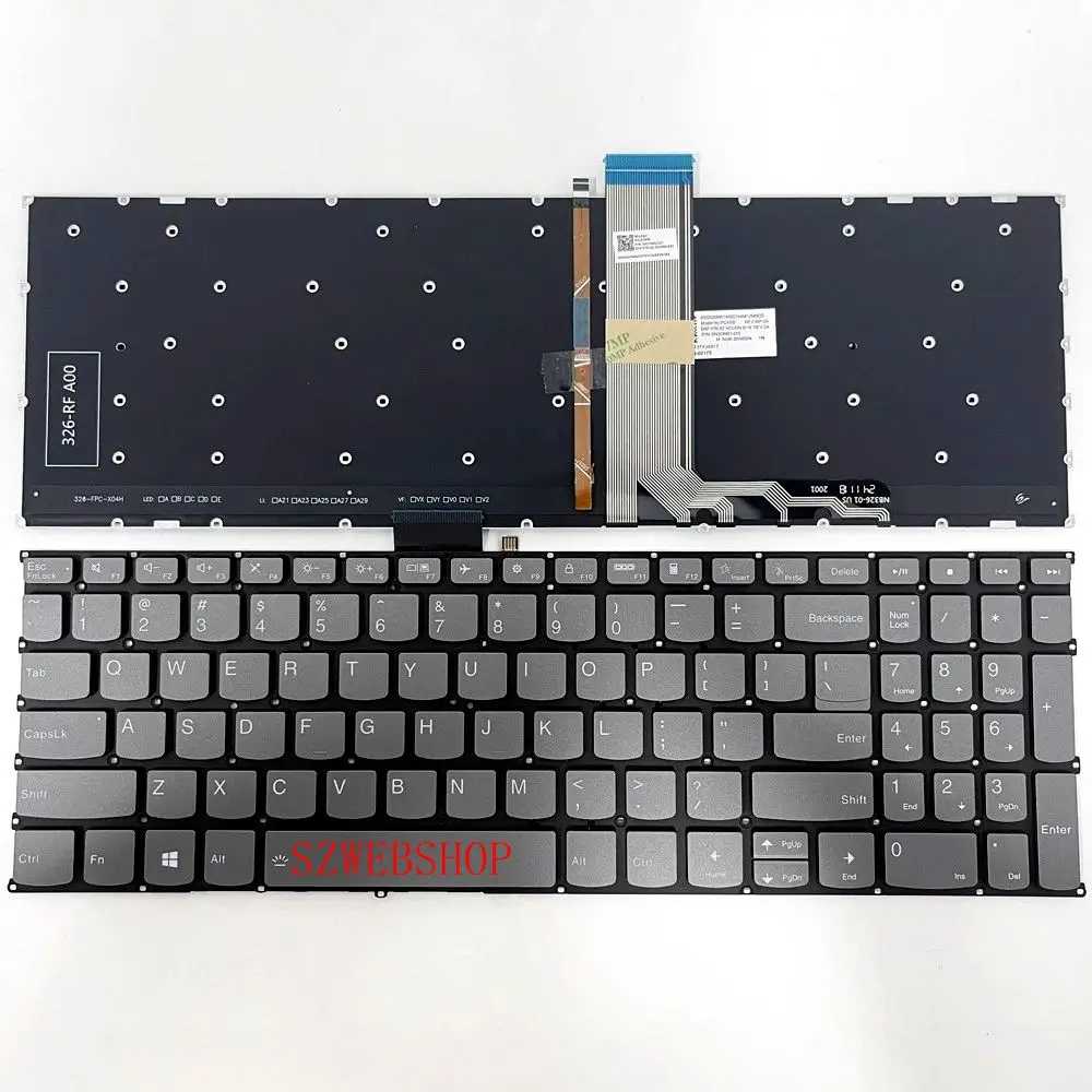 

New Laptop For Lenovo IdeaPad Slim 3 15ABR8 15IAH8 15IRH8 16IAH8 16IRU8 US Backlit Keyboard