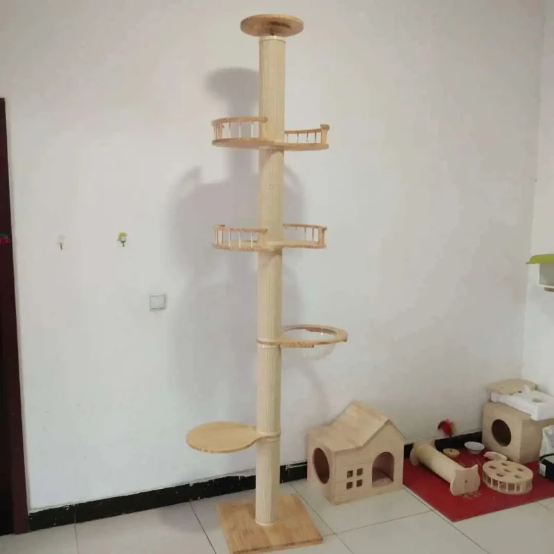 Floor To Ceiling Cat Tree Modern Cat Tree Luxury Climbing Cat Tree Tower