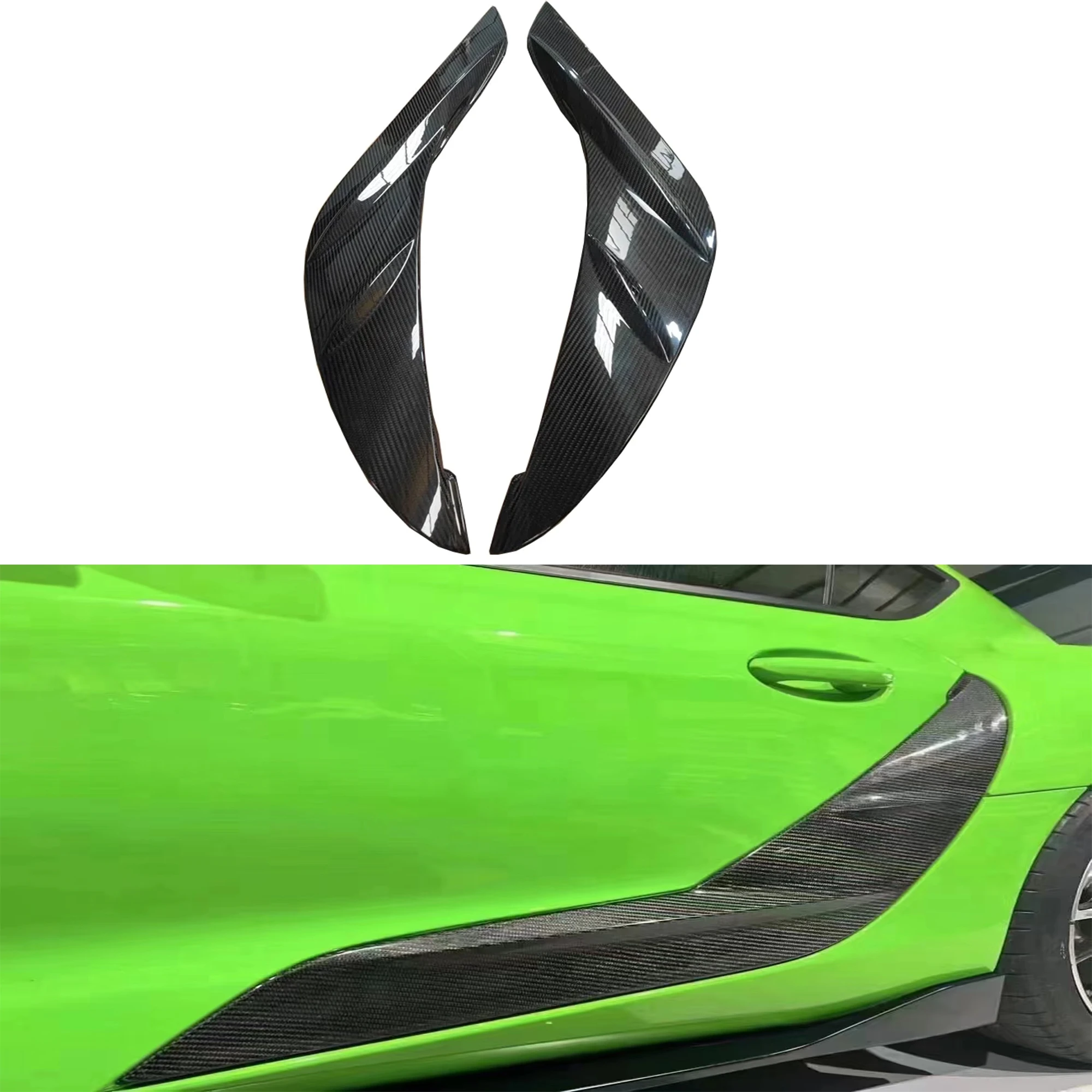 

Накладка боковой двери из углеродного волокна для Toyota GR Supra MK5 A90 A91, украшение на боковую дверную панель из углеродного волокна 2019+