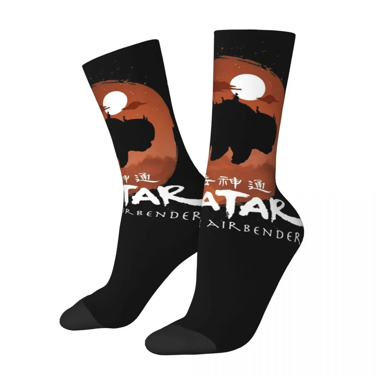 

Winter Warm Hip-hop Men's Women's Avatar The Last Airbender Halloween Team Socks Breathable Skateboard Socks