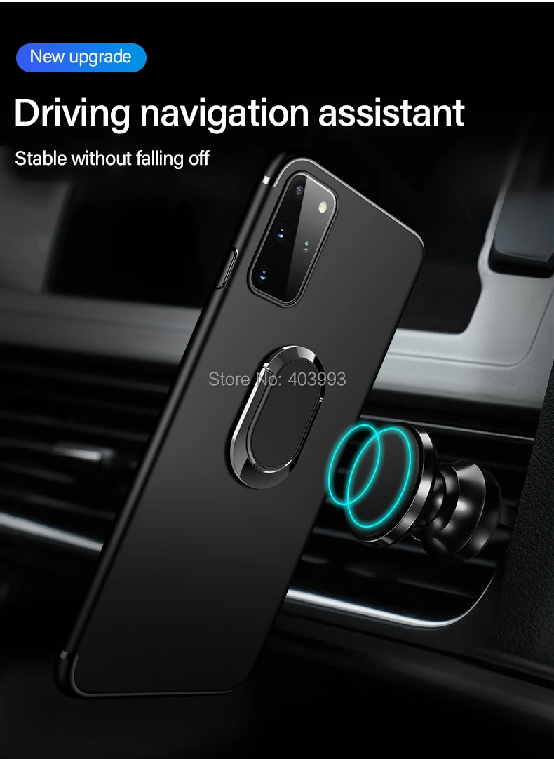 Shockproof Ring Holder For Cubot X70 Luxury Magnetic Magnet Car Finger Ring Case On For Cubot X70