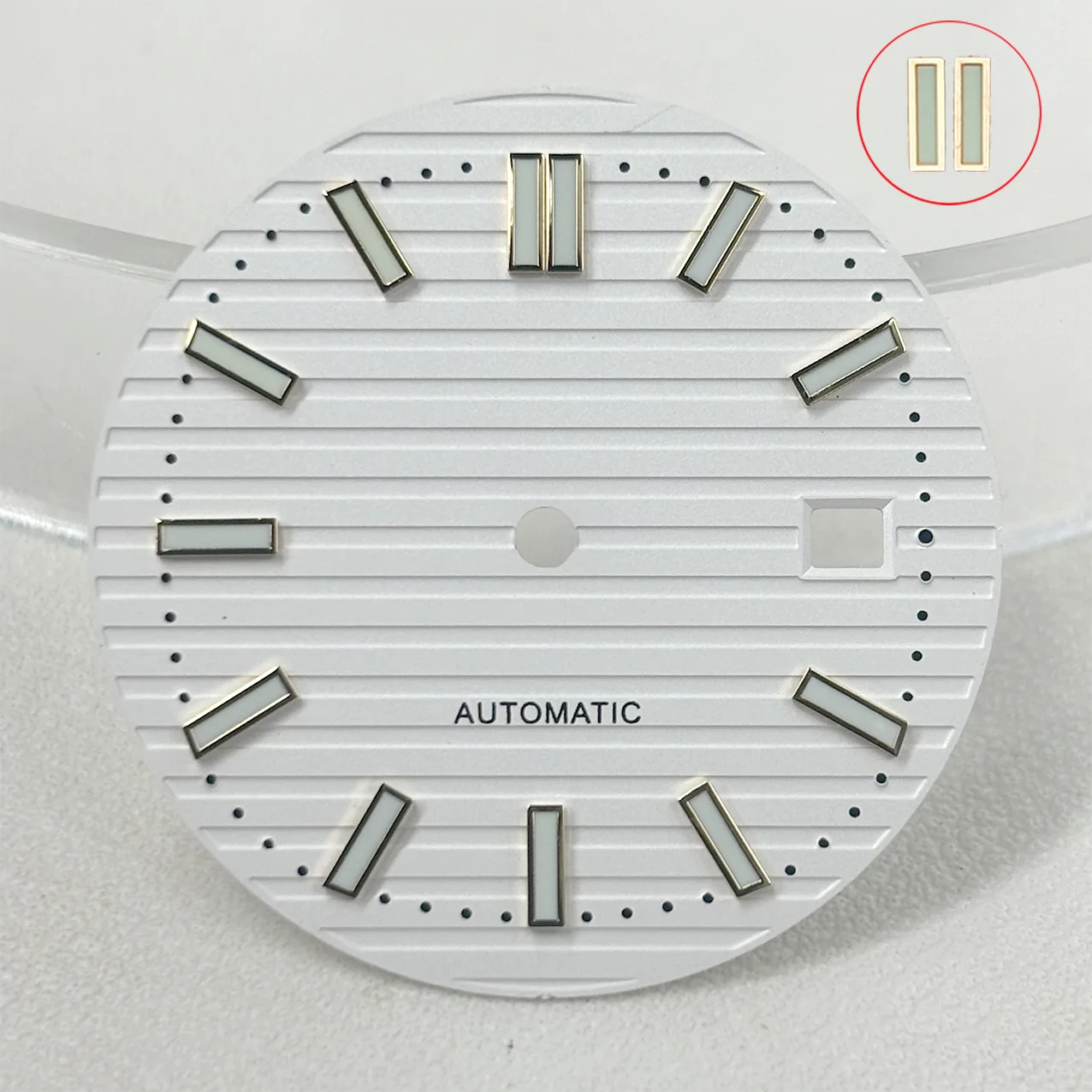 29.8 مللي متر 2813 قرص شعار مخصص قرص نوتيلوس قرص مضيء مناسب لملحقات ساعة الحركة 2813 8215 صيانة الساعة