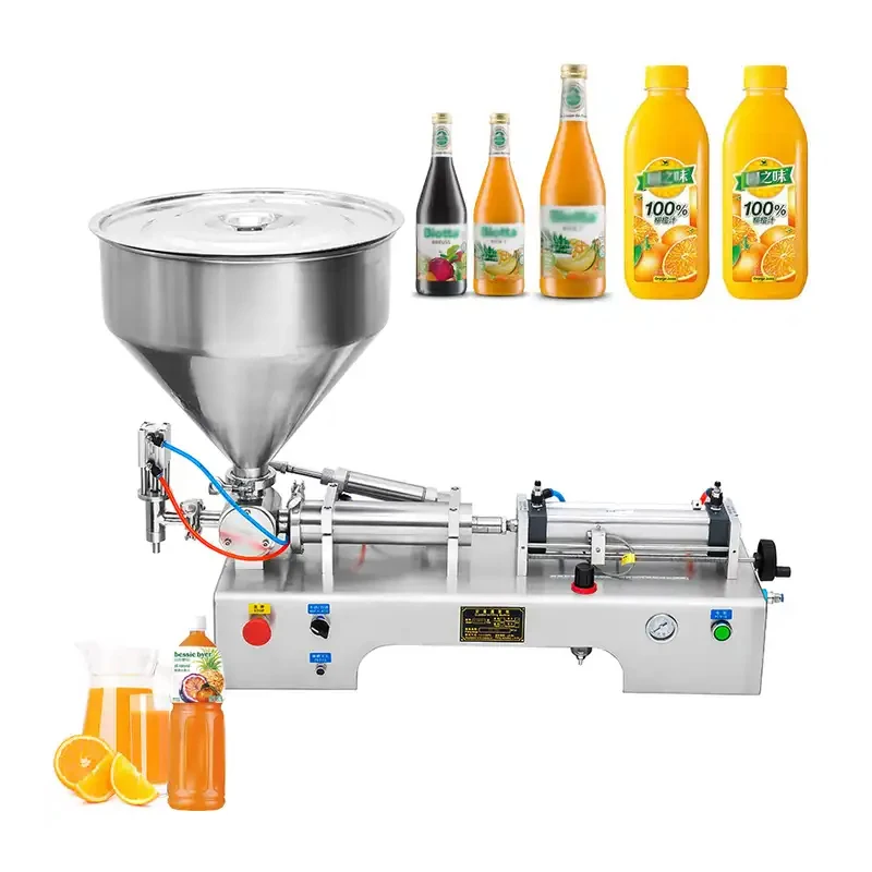 

Semi Automatic Lotion Bottle Cosmetic Filling Machine Commercial Water Beverage Honey Cream Piston Paste Packaging Machine