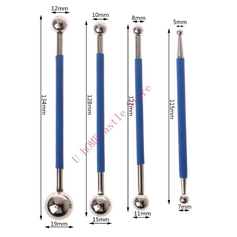 63HF 4PCS/세트 듀얼 스테인레스 스틸 프레스 볼 그라우트 접착제 갭 수리 막대기