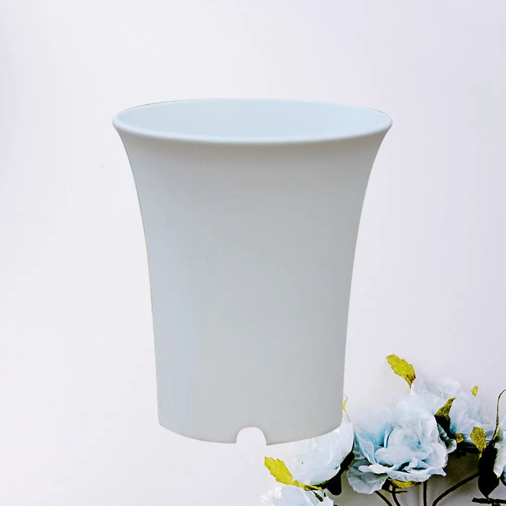 

1 шт. Кашпо для суккулентов, пластиковое, круглое, очень маленькое, белое, из твердой смолы, для декора дома, офиса, комнаты, цветочный горшок для суккулентов