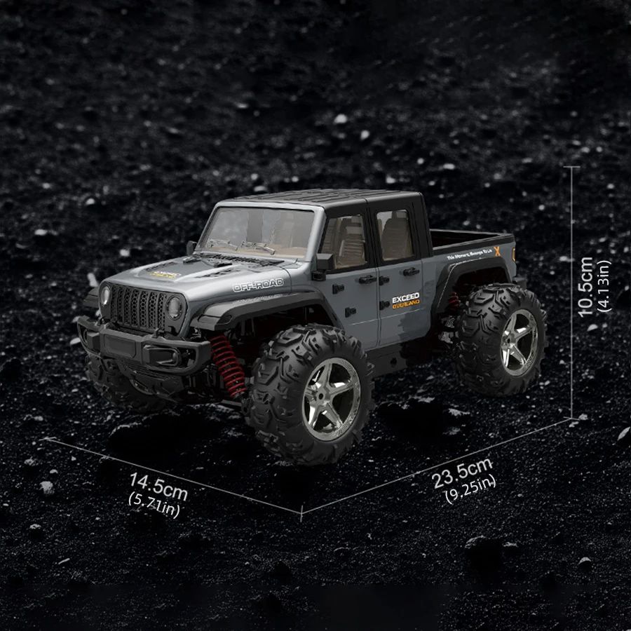 JJRC 1:20 RC Car Full-scale Four-wheel Drive Off-road High-speed Climbing Remote Control Vehicle With Lights Model Kids Toy Gift