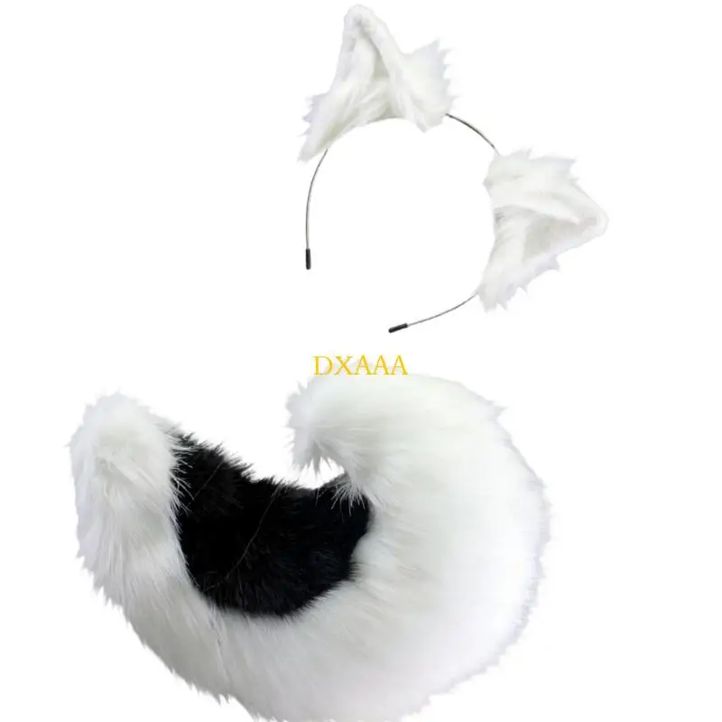 DXAA Soft And Practical Animal Tail Costume Accessory Cartoon Cosplay Headpiece Fashion Headwear For Character Dressing Up