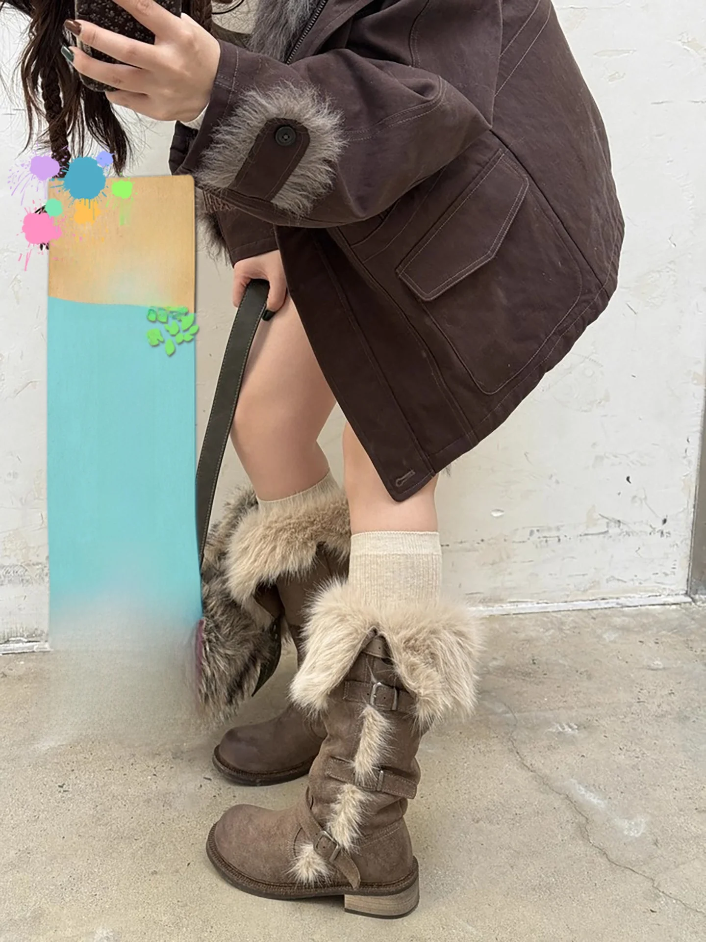 automne-hiver-russe-sle-sauvage-long-tube-bottes-chaud-tout-match-fce-double-haut-femmes-bottes-de-neige-faionable-ceinture-bleu