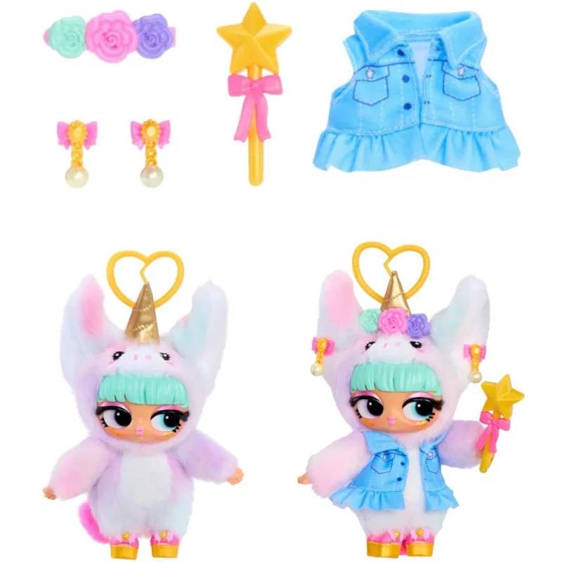 LOL Surprise Series Doll Blind Box Toy Keychain Bag Charm Girl Kids Gift Bunny Kitty Unicorn Panda Cinna Bun Collect Ornaments - view 3