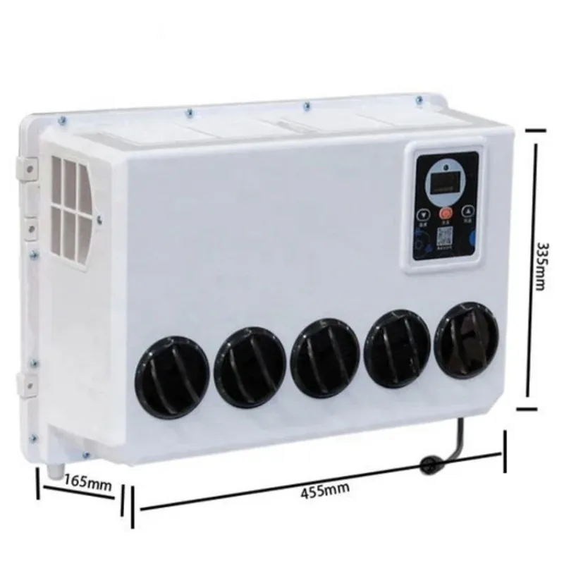 نظام التبريد 12 فولت شاحنة وقوف السيارات مكيف الهواء 12/24 فولت مكيف الهواء وقوف السيارات برودة #6