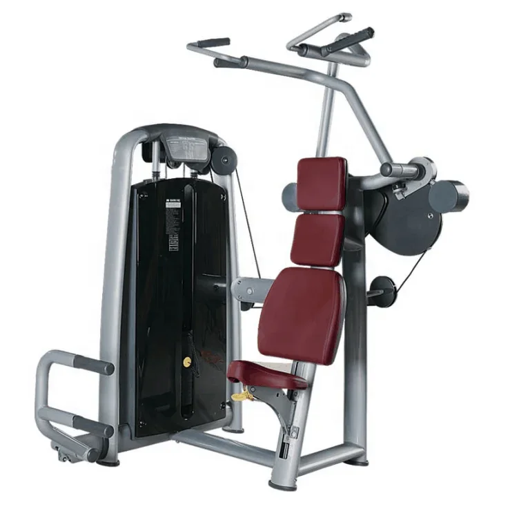 Pin Load Selection Machine,Pin Loaded Gym Equipment Lat Pulldown Indoor Professional Fitness Equipment Vertical Traction