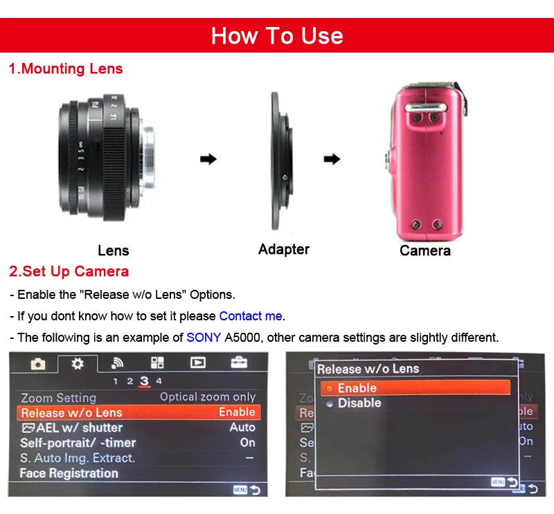 Фотоадаптер для Pentacon 6 Киев 60 объектив для Sony A7 A7C A6400 A6600 A6700 фотоадаптер