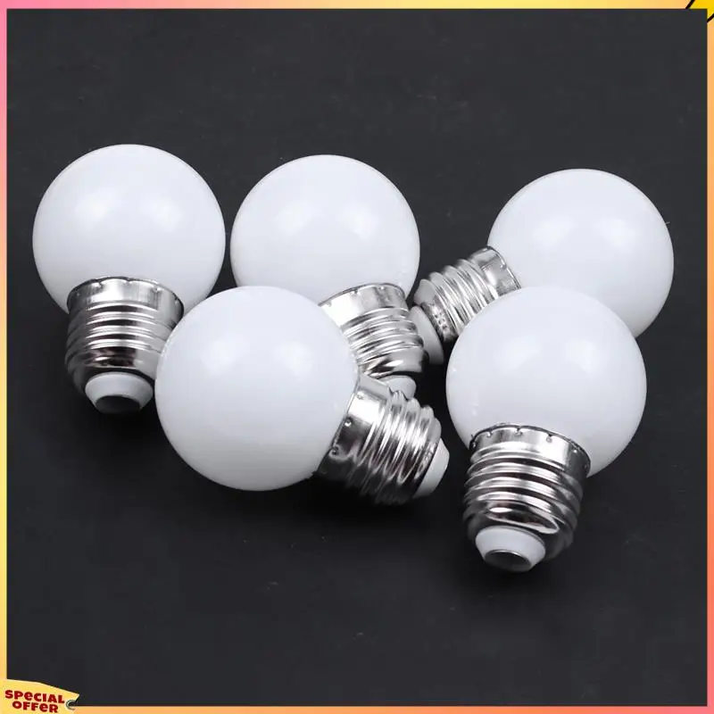 ABFI 20 piezas E27 0,5 W AC220V lámpara incandescente blanca bombilla decoración lámpara