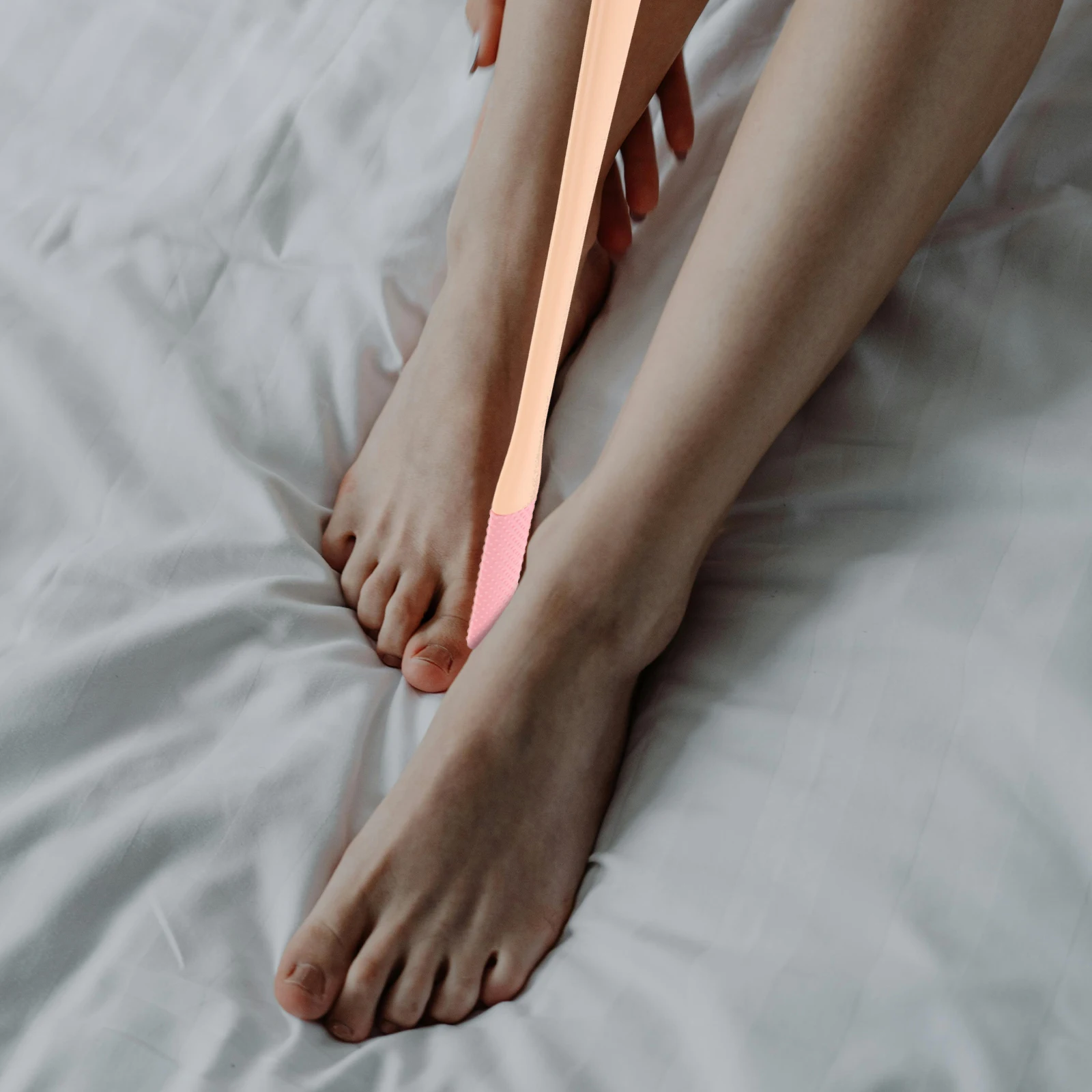 

3Pcs Lightweight Foot Scrub Brush Soft Rubber Bristles Exfoliating Toe Gap Cleaner for Shower Senior Foot Care