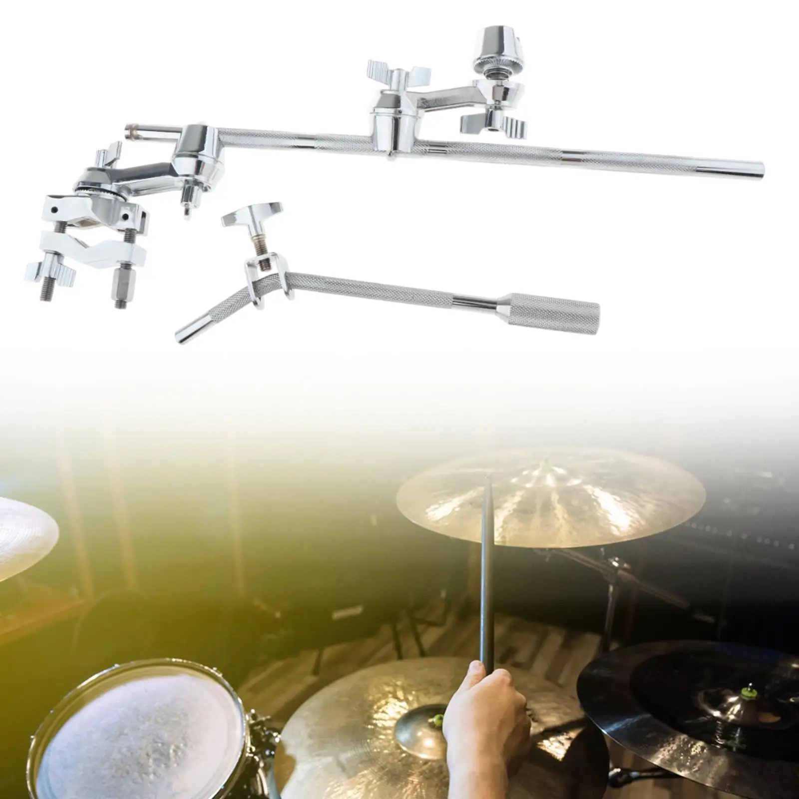 Tom Drum Holder Display Double Tom Holder for Percussion Instrument Tom Drum