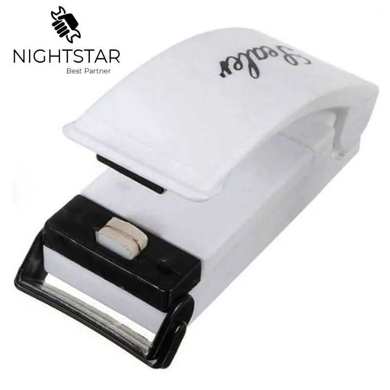 Mini máquina de selagem para embalagem de plástico, portátil, selador de saco plástico, ferramentas domésticas diárias