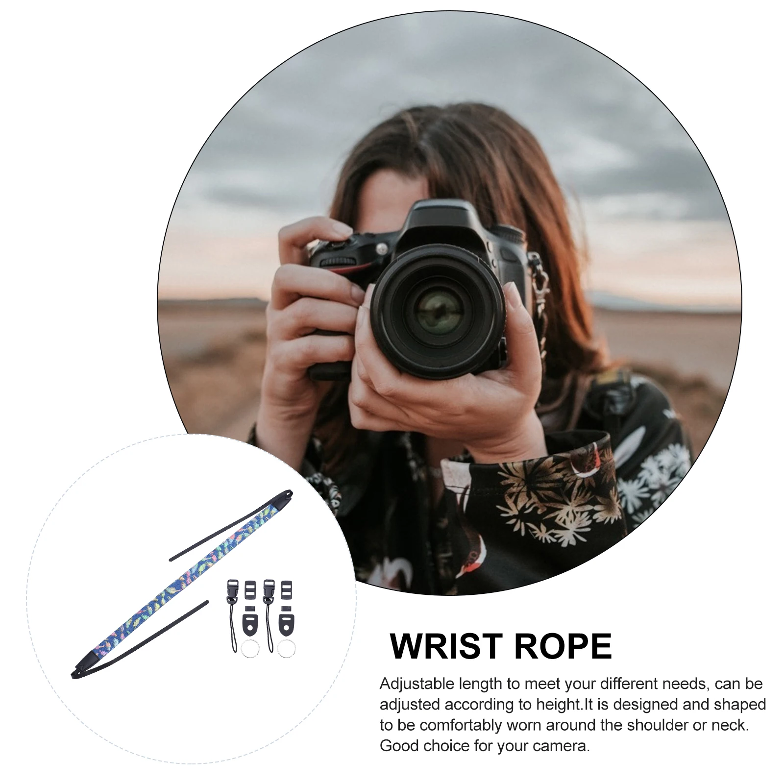 

Camera Lanyard Travel Strap Shoulder for Messenger Cross Body Belts Polyester Sling