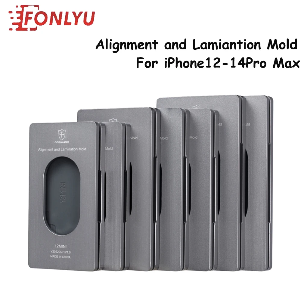 

2in1 Universal Inframe Laminating Alignment Mold for iPhone 12Pro Max 12 13 14Pro LCD Display Lamination Mould Phone Repair Tool