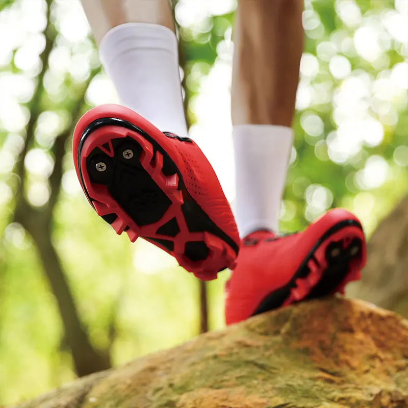 أحذية الدراجة الجبلية للرجال أحذية ركوب الدراجات أحذية MTB بإبزيم سقاطة سريع متوافق مع دواسة نظام SPD للأماكن الداخلية والخارجية #4