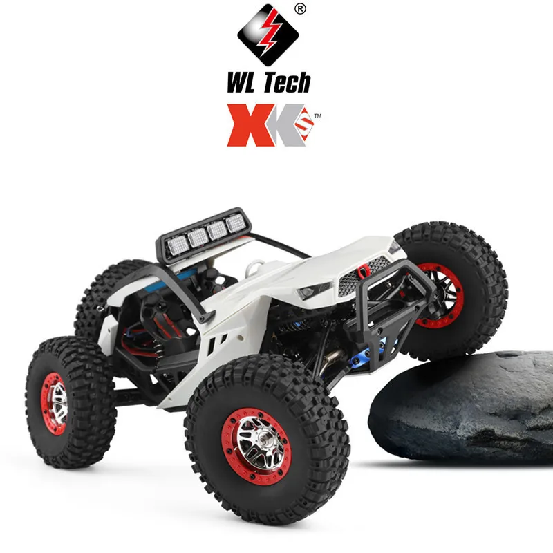 

Wltoys 1/12 12429 Electric Remote Control RC Car with LED Lights High-Speed Four-Wheel Drive Off-Road Climbing Vehicle Toy