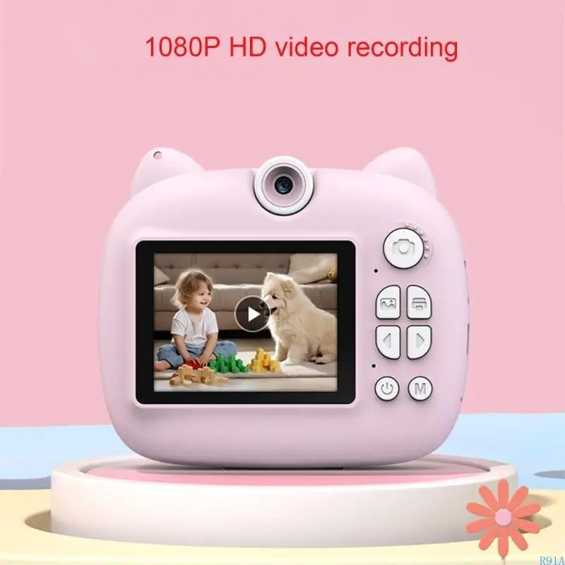 R91A Instants Druckkamera für Kinder mit 48MP -Video für Kinder 3 12 Jahre um einen besonderen Moment festzuhalten