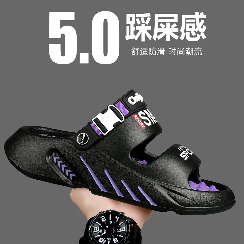 

Men Slippers EVA Comfortable High Quality Soft Indoor Beach Non Slip Unisex Lightweight Women Sandals Summer House Luxury Couple