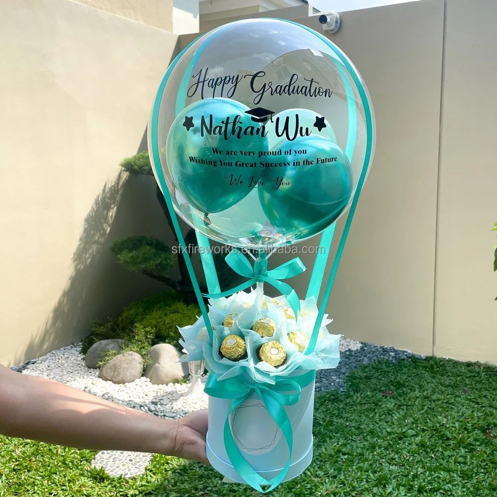 

Decorative Balloon Gift Hamper For Baby Shower Opening Birthday Graduation Christmas Party Valentine And Wedding Favor
