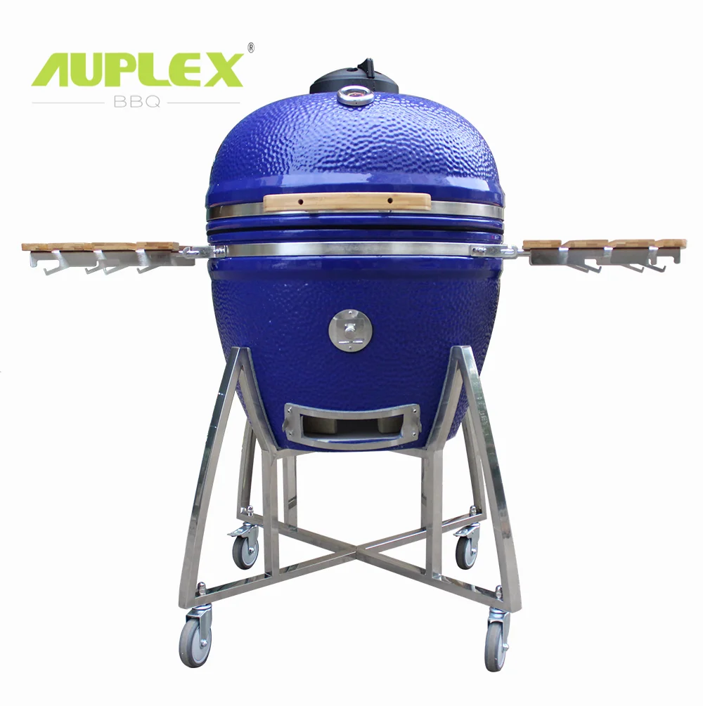 

Auplex Ceramic Parrilla BBQ 27 Inch XXL Kamado Joe 29" Charcoal Grill for Outdoor Garden Smoker