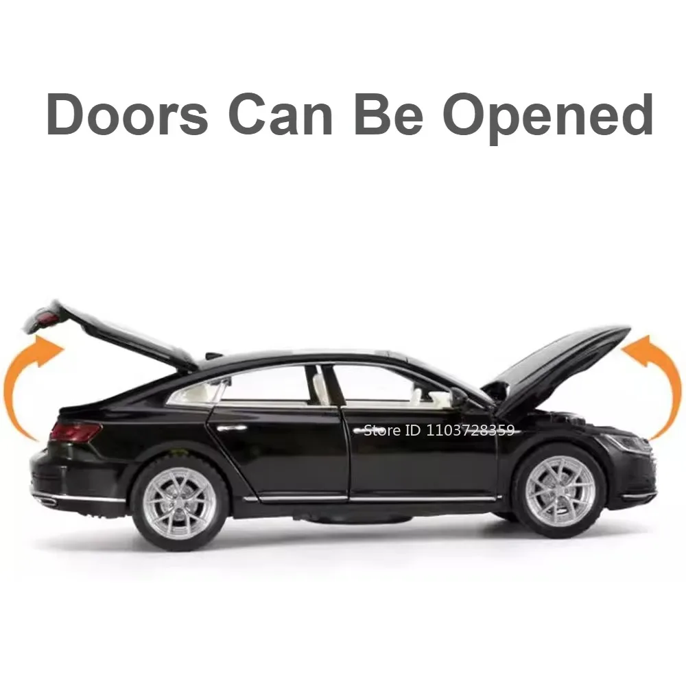 Coche en miniatura CC 1:32, juguetes de aleación, modelos fundidos a presión, puertas con luz de sonido, coches de simulación abiertos, regalos para niños