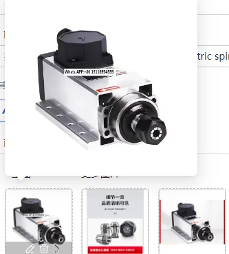 Air-Cooled Electric Spindle Motor for Engraving Machine 1.5KW-5.5KW Woodworking Engraving High-Speed CNC 22000r/min 380V