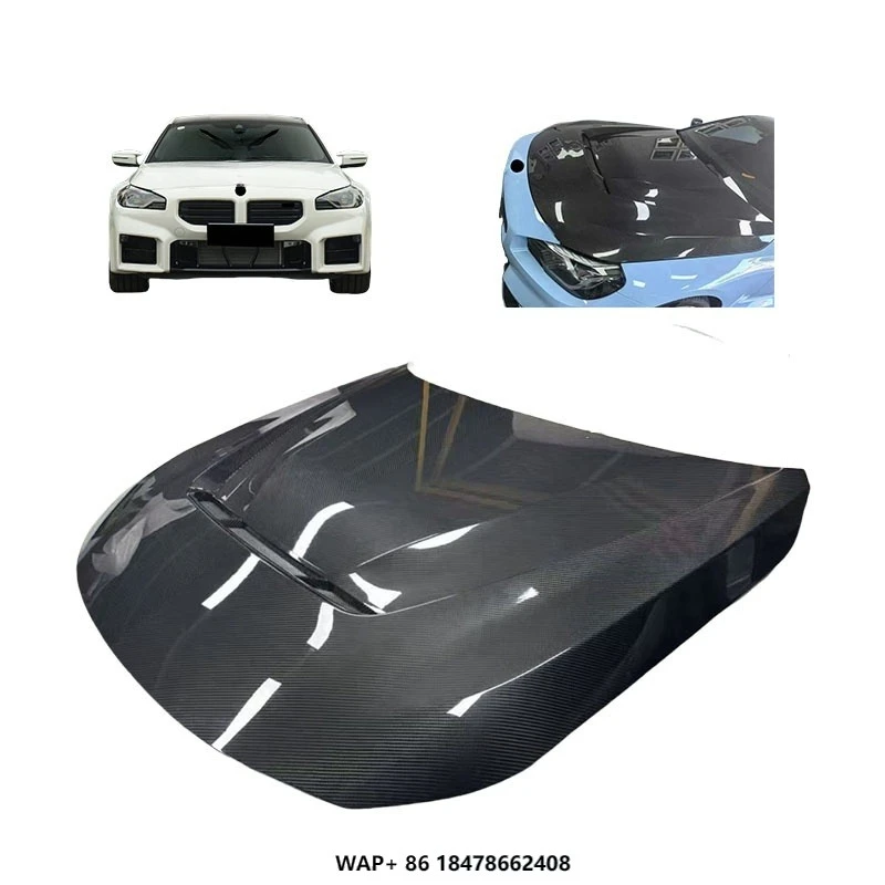 

Hot Selling Dry Carbon Fiber Hood Suitable for M2 G87 Upgrade to Alpha Facelift N Design Bonnet