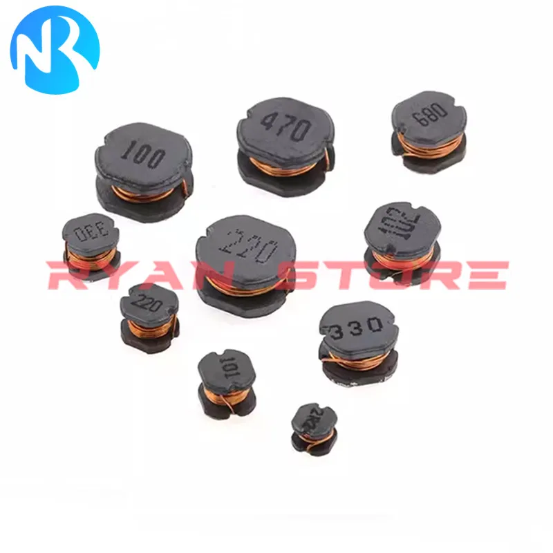 100PCS SMD Power Inductors CD73 CD75 1UH 1.5 2.2 3.3 4.7 6.8 10 15 22 33 47 68 100 150 220 330 470 560 680 820UH 1MH 2.2MH 1R0