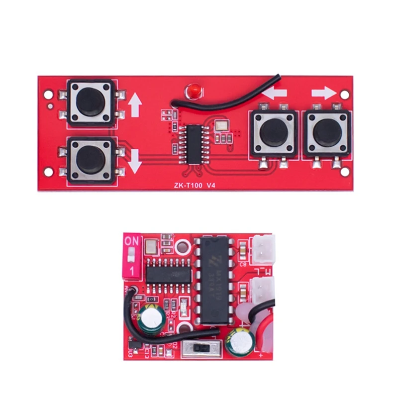 JAJA 4-Channel 2.4G Wireless Remote Control Receiver Set Toy Model DIY Remote Control Accessorieszk-TR100