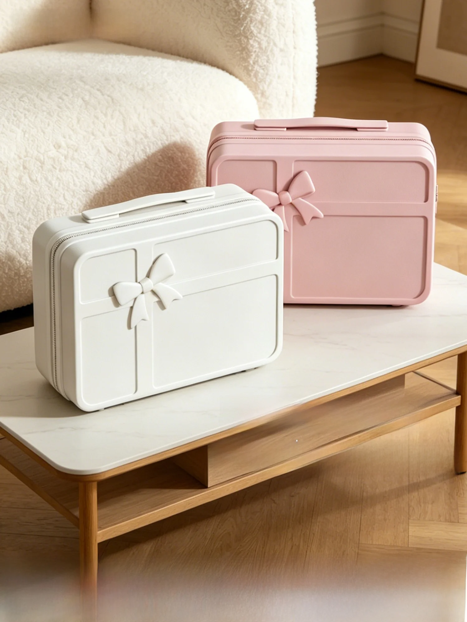 portable-handheld-makeup-storage-box-women's-small-cosmetic-suitcase-mother-child-design-luggage-cover-travel-storage-case