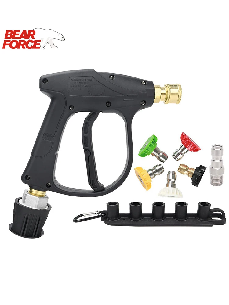 Hogedrukreiniger Waterpistool voor autoreiniging Slangconnector voor Karcher Nilfisk Parkside Bosch Snelkoppelingsproeiers - afbeelding 2