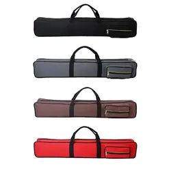 Billiards Pool Cue Case with Divider Lightweight Pool Cue Carry Bag 1/2 Jointed