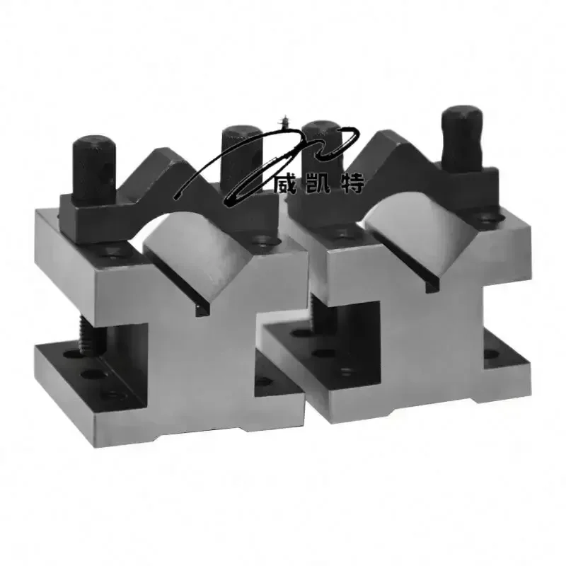 HRC52-58 TEBAK 105x105x78 35x35x30 60x60x50Iron V-shaped Steel Fixture Precision Parallel V Type Block Clamping Sets