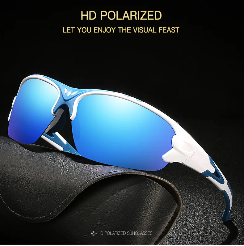 

Polarized Sunglasses Driving UV400 Protection Sports Unisex Men Women Goggles Cycling Glasses Outdoor Run Fish TT547
